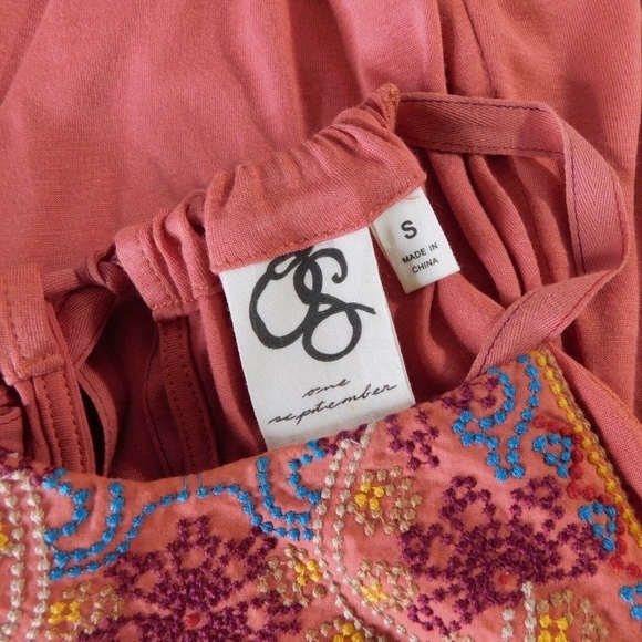 Embroidered Pink Halter Top - Picture 11 of 14